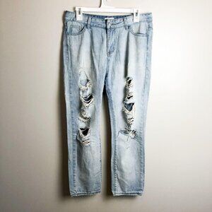Love + Harmony Loose Fit Distressed Jeans
